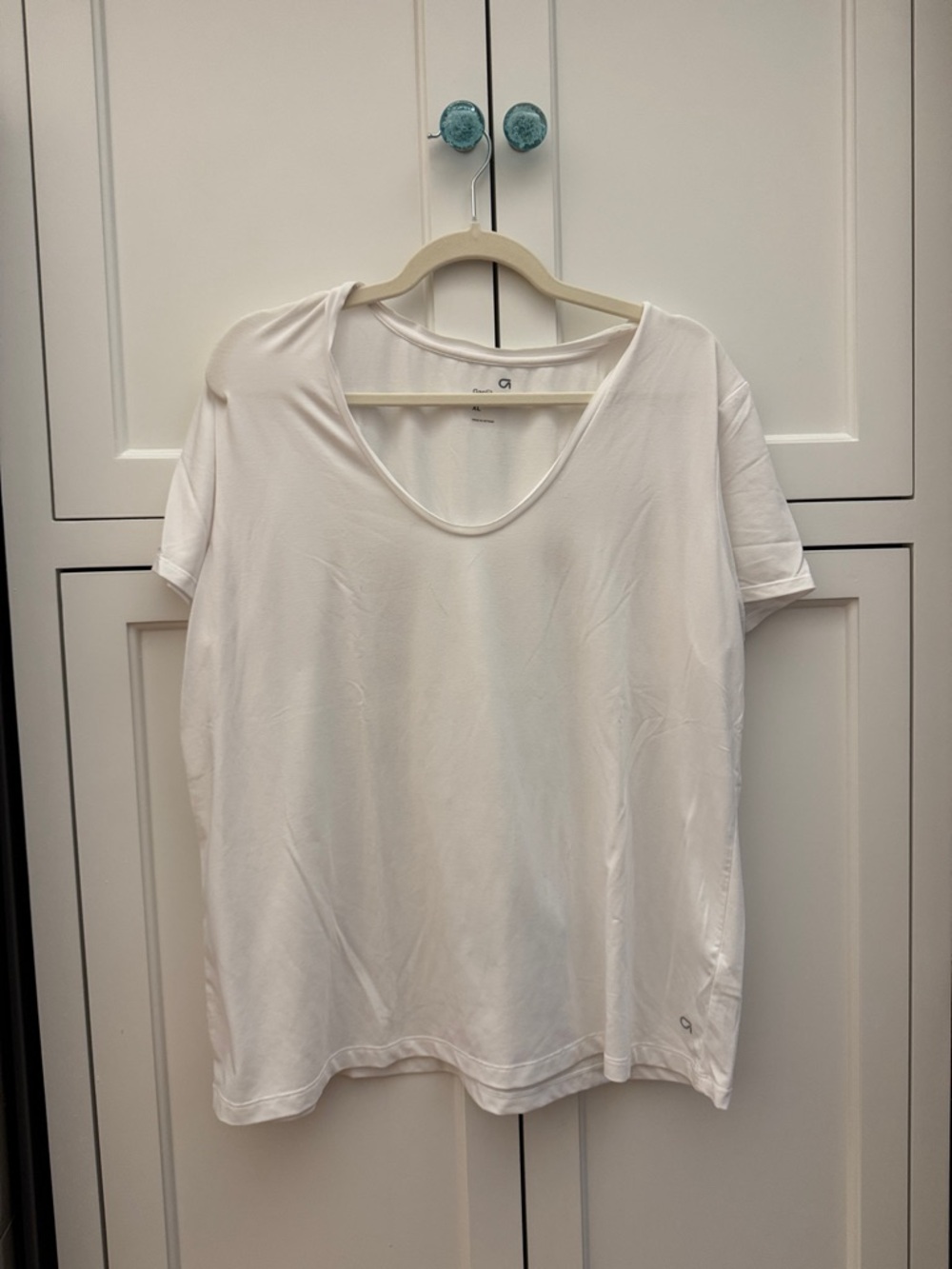 Everyday Scoop Neck White Women's Tee